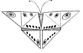 Оригами для детей - бабочка