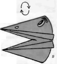 Оригами для детей клюв вороны