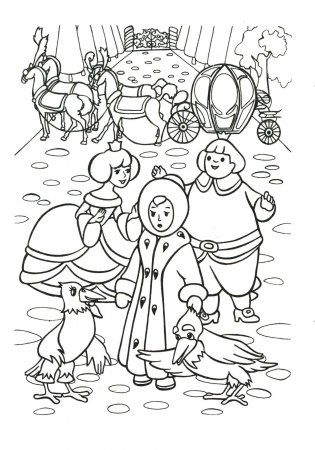 Раскраска для детей Снежная королева