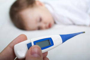 Как снизить температуру тела у ребенка?